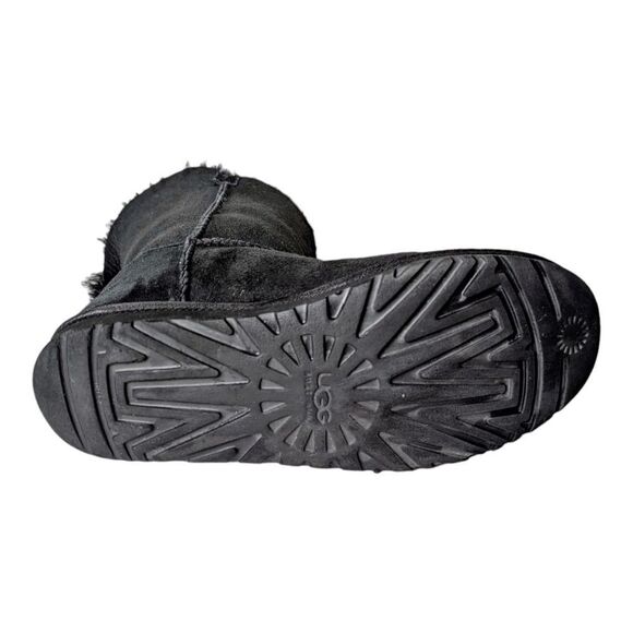 UGG Bailey Button 'Black' Winter Boot Size 9 - Picture 9 of 9